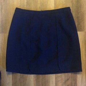 Draper James Navy Scallop Skirt sz 8